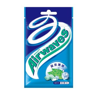效期2026/12/05【Airwaves】超涼無糖口香糖 超涼薄荷 28g 可點數兌換