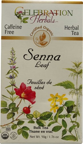 Celebration Herbals Organic Senna Leaf Bulk Tea Caffeine Free 50 g