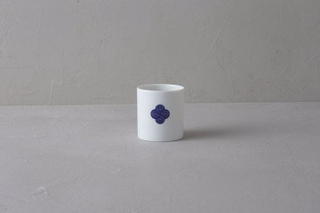 柳宗理 湯吞茶杯2入組 白瓷藍渦紋 日本製 美濃燒 MIYAMA