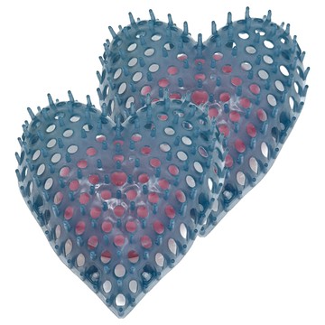 Rola 柔拉 愛心小便斗除臭錠 古靜桃 清潔除臭芳香  40g  2個