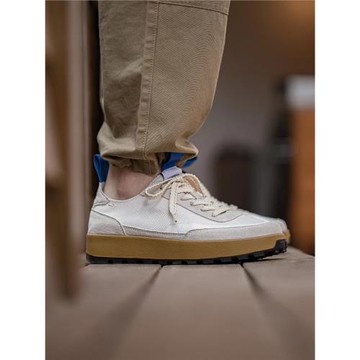 2025夏季新款復古慢跑鞋男鞋低幫板鞋休閑阿甘鞋美式復古運動鞋子