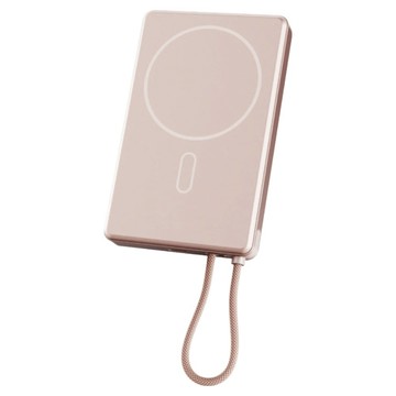 IdmIx 自帶線磁吸無線充電行動電源 USB-C  沙漠金  Q10L