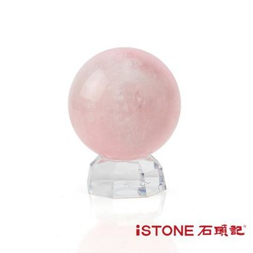 石頭記-天然粉水晶球-石來運轉