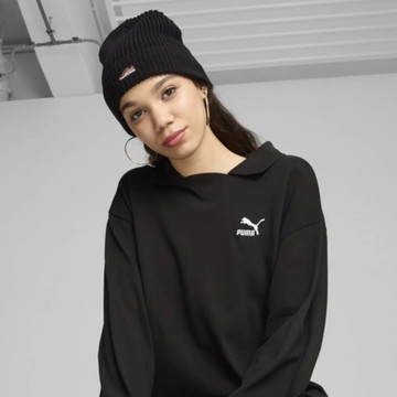 PUMA 毛帽 基本系列 黑 CLASSICS 針織毛帽 中性 02568001