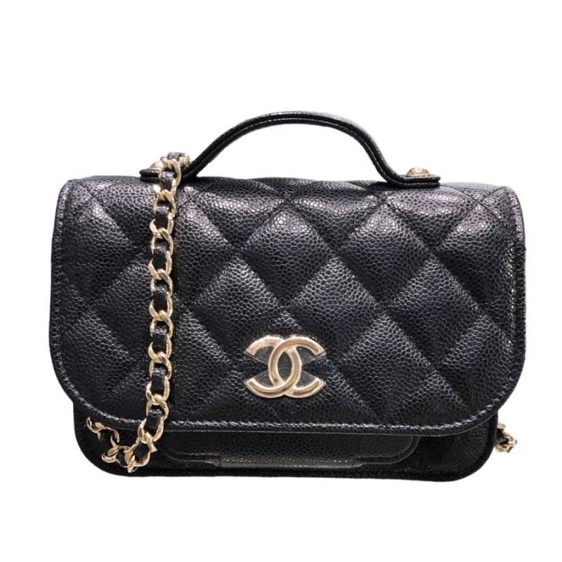 中古】 CHANEL シャネル ショルダーバッグ AP2914 ビジネスアフィニティ キャビア ミニチェーンバッグ 23021184 AK |  LINEブランドカタログ