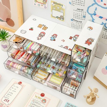 筆筒軟萌治愈系創意時尚精致高檔放筆的收納盒可愛桌面擺件多功能