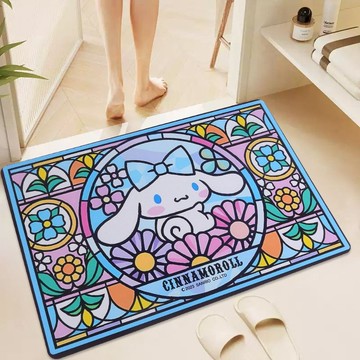 可愛地墊🎀 庫洛米硅藻泥吸水地墊浴室門口速干防滑腳墊衛浴廁所玉桂狗地毯 浴室地墊 吸水地墊 防滑地墊 止滑地墊 地毯地墊