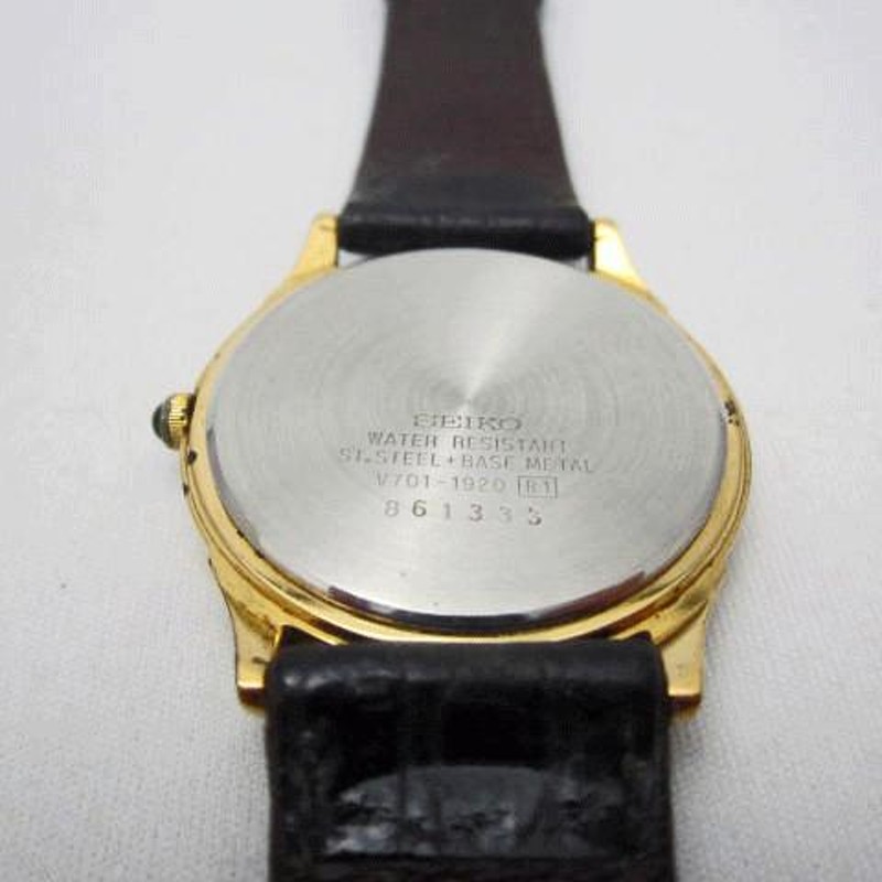 稼働品！SEIKO セイコー 1998年製 オールド クォーツ メンズ 腕時計