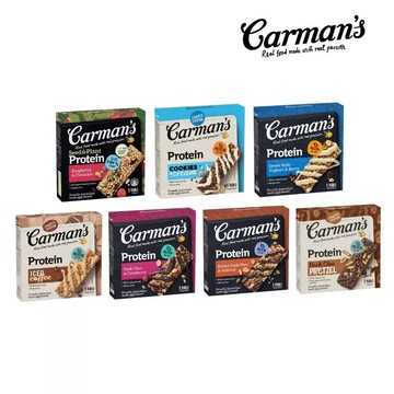 [澳洲 Carman's] 蛋白棒 (5條/盒) 口味任選專區- 5入組