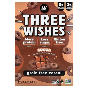 Three Wishes, 無穀物燕麥，可可味，8.6 盎司（245 克）