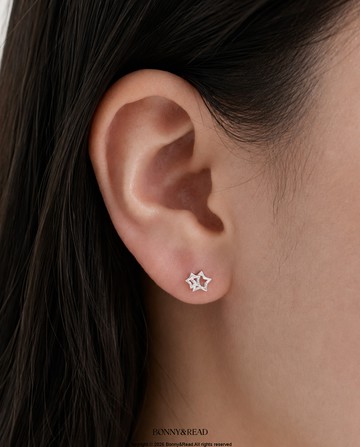 [預購] [純銀] 星願對白耳環 / Star Dialogue Earring