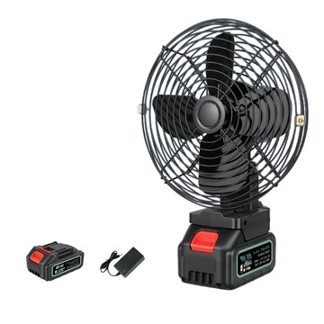 工業風扇/電扇 工業風扇 大風力鋰電池風扇 家用強勁大功率風扇 戶外露營釣魚辦公室便攜式製冷風扇