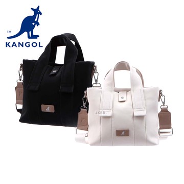 袋鼠 【 KANGOL 】帆布皮配吐司兩用包 65251701-廠商直送