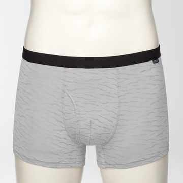 SOLIS 綠色奇兵系列M-XXL素面前檔開口貼身四角男內褲(隕石灰)