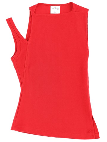 courreges "oblique 90's" top