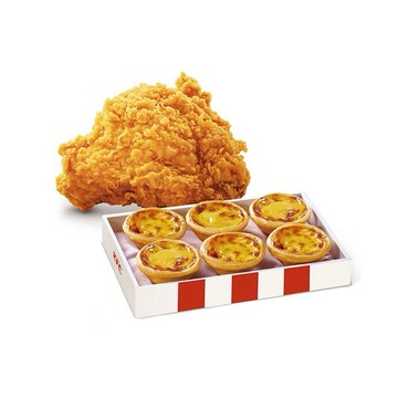 【肯德基】原味蛋撻禮盒+咔啦脆雞好禮即享券