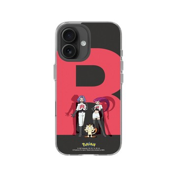 iPhone 16 Clear Case（相機按鈕） 透明 - 寶可夢 Pokemon - 火箭隊的感覺呀