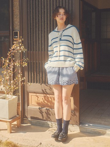 Rosy Check Shorts