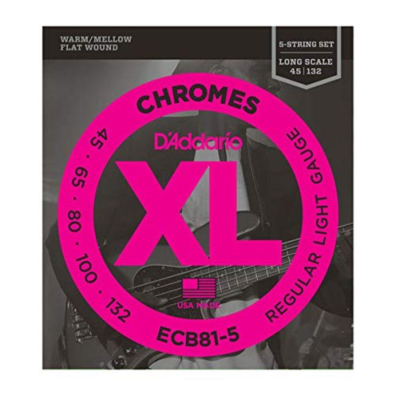 DADDARIO 5弦ベース弦 Chromes Bass 5-Strings 45-132 ECB81-5