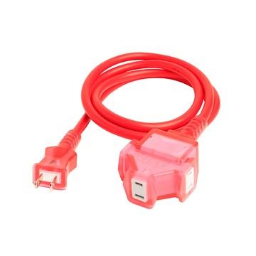 SAMPO 2蕊1開3插防塵動力延長線(1.5M) EL-W13T5T1 台灣製造/新安規/工業工地/過載保護/露營/2P/展覽活動