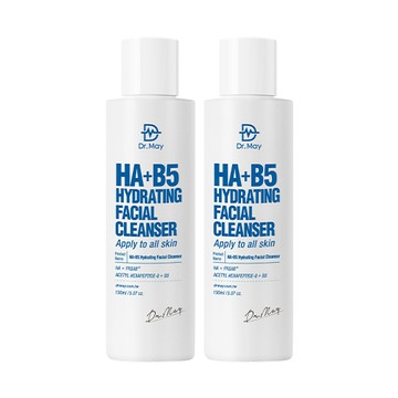 短效盒損品【Dr. May】美博士B5HA玻尿酸三合一潔顏乳(150ml)x2 (效期至2026/11/05) *不適用折價券