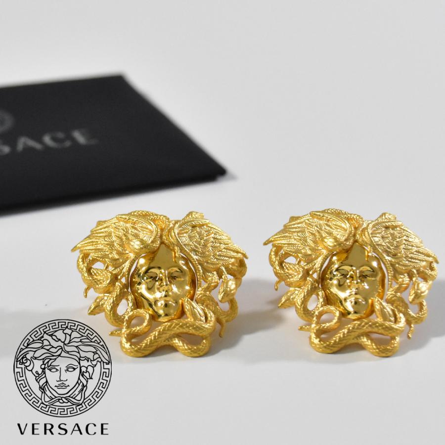 メンズ Versace ヴェルサーチ Medusa ピアス ゴールド 片耳 - ピアス 