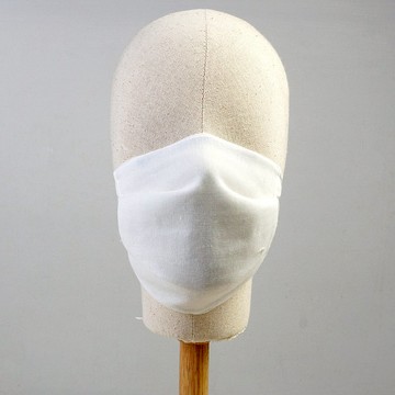 Salou 布面罩，白， 5 層，防塵，防毛毛雨，兒童-成人尺寸，大套裝