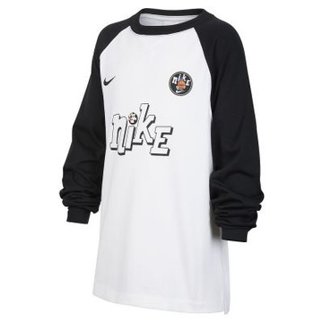 NIKE 長袖上衣 童裝 大童 男童 B NK DF LS TOP GCEL 白黑 IO0098-100