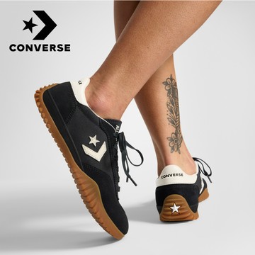 【Converse】低筒休閒鞋_中性_RUN STAR TRAINER_A08263C 黑色德訓鞋 韓星同款 官方旗艦店