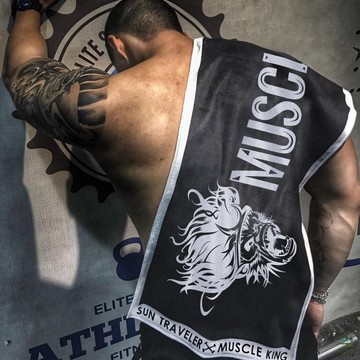 悟空齊天大聖健身休閒訓練運動毛巾柔軟纖維