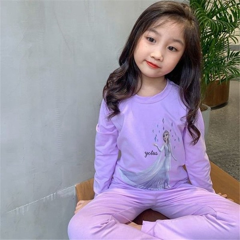 Disney ディズニー アナ雪 エルサ パジャマ キッズ 長袖パジャマ ルームウェア 上下セット 子供 女の子 寝巻き セットアップ 寝間着 お昼寝 90 140cm 通販 Lineポイント最大get Lineショッピング