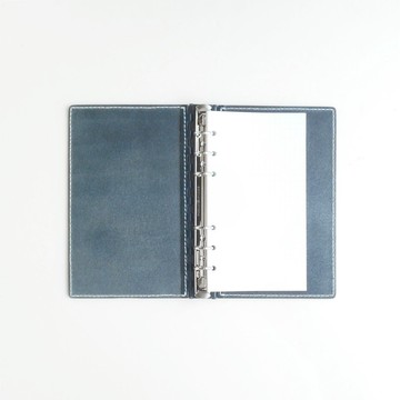 Personal Organisers 皮革鉸鏈系統手帳 - 海軍藍