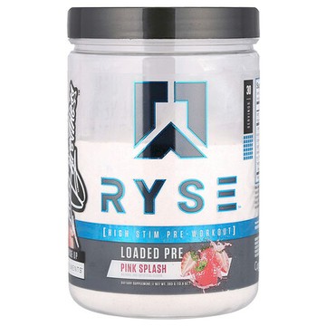 RYSE, Loaded Pre，高刺激鍛鍊前，粉紅飛濺，13.9 盎司（393 克）