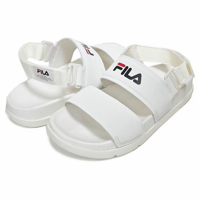 FILA フィラ ドリフターチューブ v2 ベージュ スリッパ スライド FILA フィラ サンダル DRIFTER TUBE V2 1SM01972F BLACK WHITE