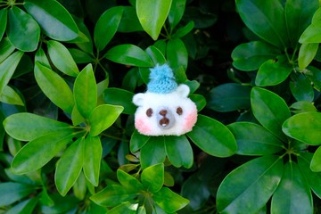 天然呆呆北極熊-白太郎-胸針