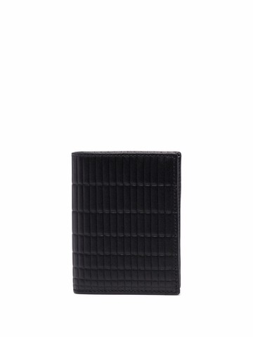 Comme Des Garçons Wallet - quilted bifold wallet - unisex - Leather - One Size - Black