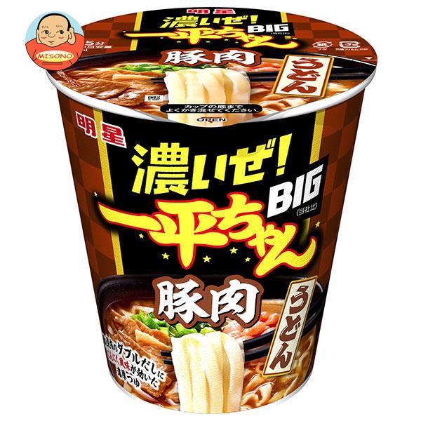 明星食品 BIGだぜ！一平ちゃん 肉汁うどん 93g×12個入