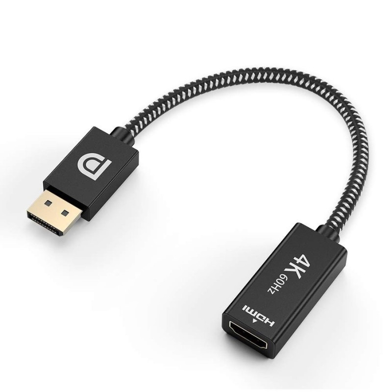 ELUTENG 4K Displayport HDMI 変換 ケーブル 60Hz 高解像度対応 0.26M オス-メス ディスプレイポート  HDMI2.0 変換 コンバーター 4K*2K 60P DP to HDMI Female 通販 LINEポイント最大1.0%GET |  LINEショッピング