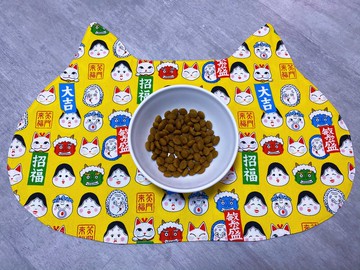 2020新年款式 招福大吉繁盛 貓狗餐墊