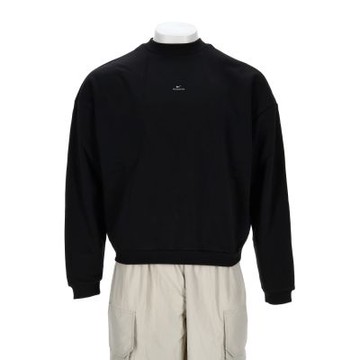 Nike As M Nk Tf Si Brsh Crew 長袖 男款 黑色 寬鬆 磨毛 大學T IM5902-010