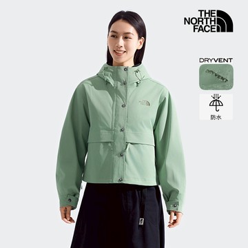 女款綠色DryVent防水透氣三合一外套｜8DX9D5M