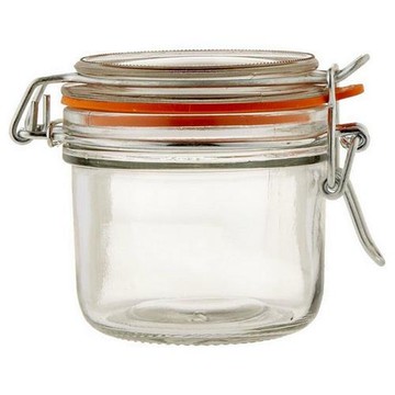 《Anchor Hocking》扣式玻璃密封罐(橘220ml)