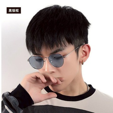 平光變色眼鏡 年度最新款潮流時尚智能防藍光一鏡兩用智能變色眼鏡74108