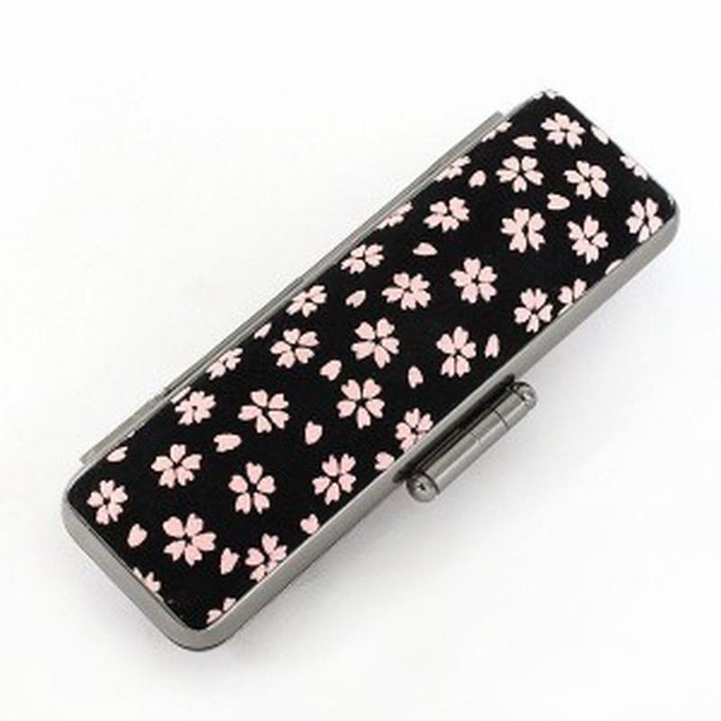 印鑑ケース はんこケース ニュー黒印伝風ケース ピンクの桜吹雪柄 10 5mm 12mm用 布製 かわいい 通販 Lineポイント最大1 0 Get Lineショッピング