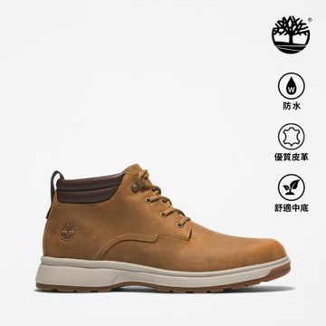 Timberland官方旗艦 男款小麥色休閒防水中筒靴|A5SAM231