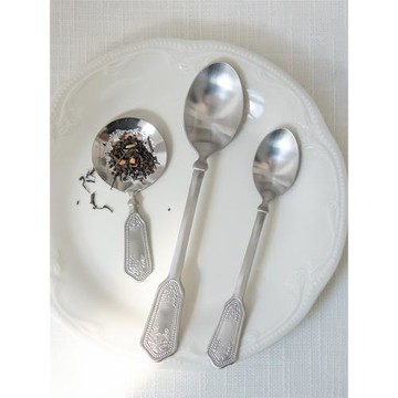 高桑金屬日本進口復古浮雕花枝不銹鋼餐具 正餐勺餐叉黃油刀茶勺