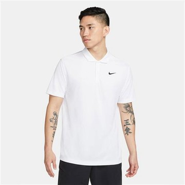Nike 男裝 短袖 Polo衫 排汗 刺繡 白黑【運動世界】DH0858-100