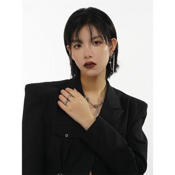 【明星同款】SUMIYAKI 荊棘項鏈輕奢小眾設計感高級鎖骨鏈ins嘻哈