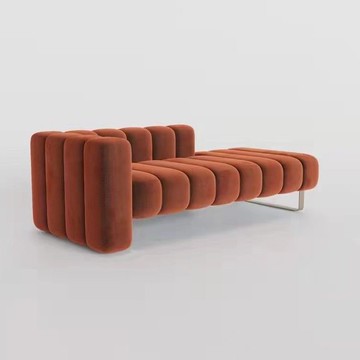 公司貨 免運 貴妃榻單獨后現代臥室貴妃榻美人榻異形單人沙發形床尾凳法式45S 快速出貨