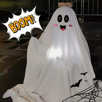 Baby童衣 兒童萬聖節造型服 白幽靈表演服裝 中小童萬聖節斗篷 補習班Cosplay服裝 11865